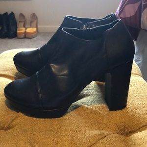 Secret celebrity chunky ankle boots